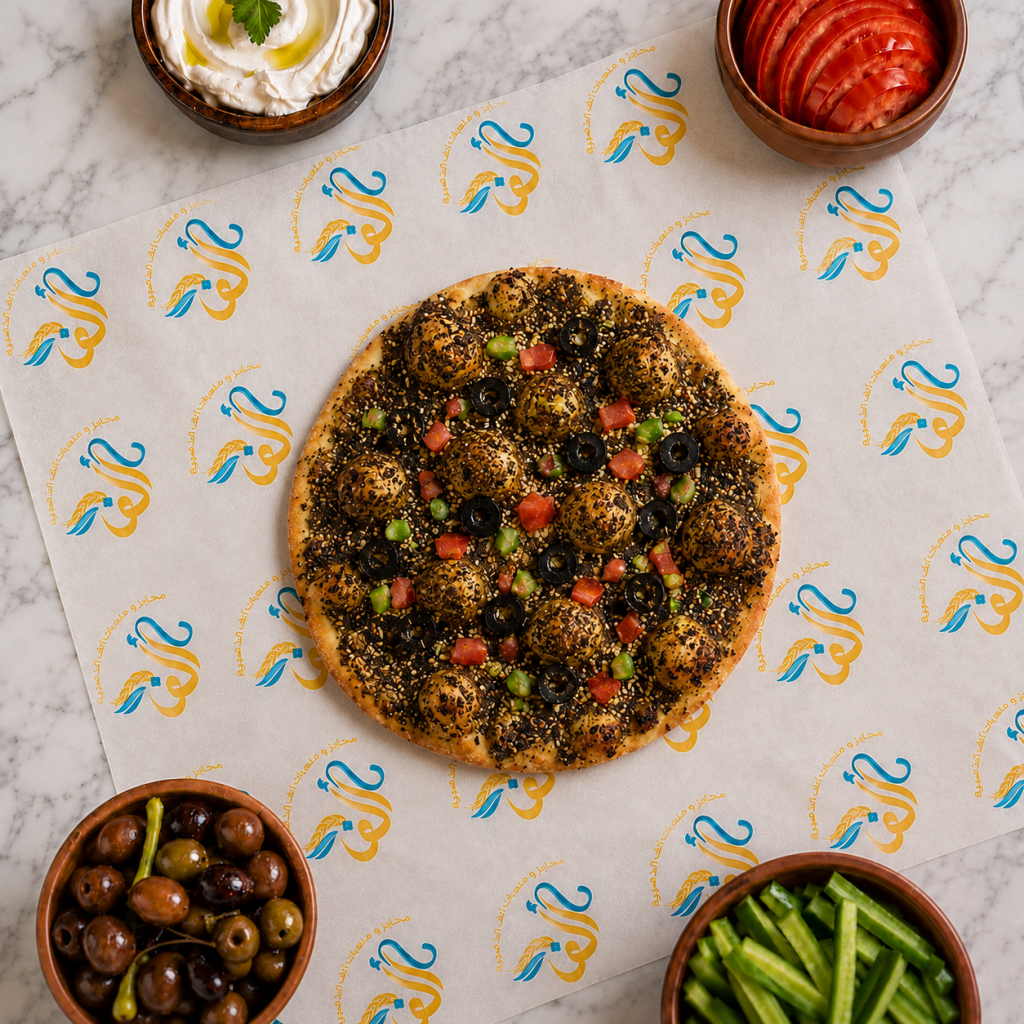 Zaatar with vegetables