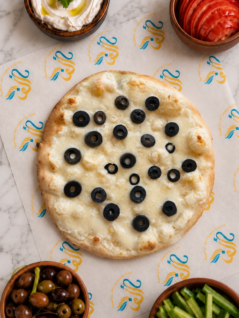 Cheese with olives