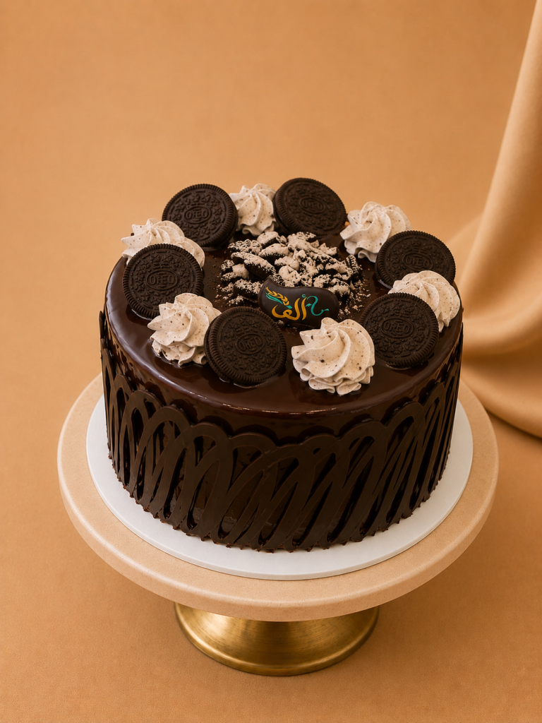 قالب كيك أوريو دائري