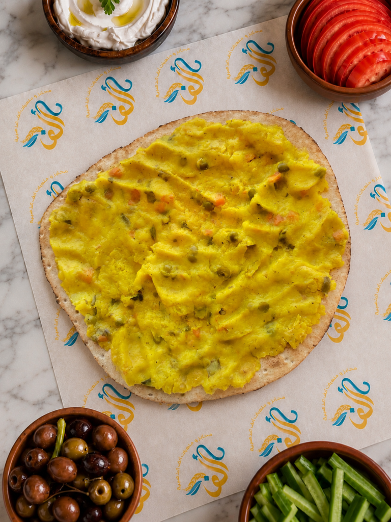 بطاطس بالخضار