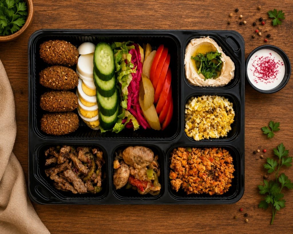صحن فطور مشكل