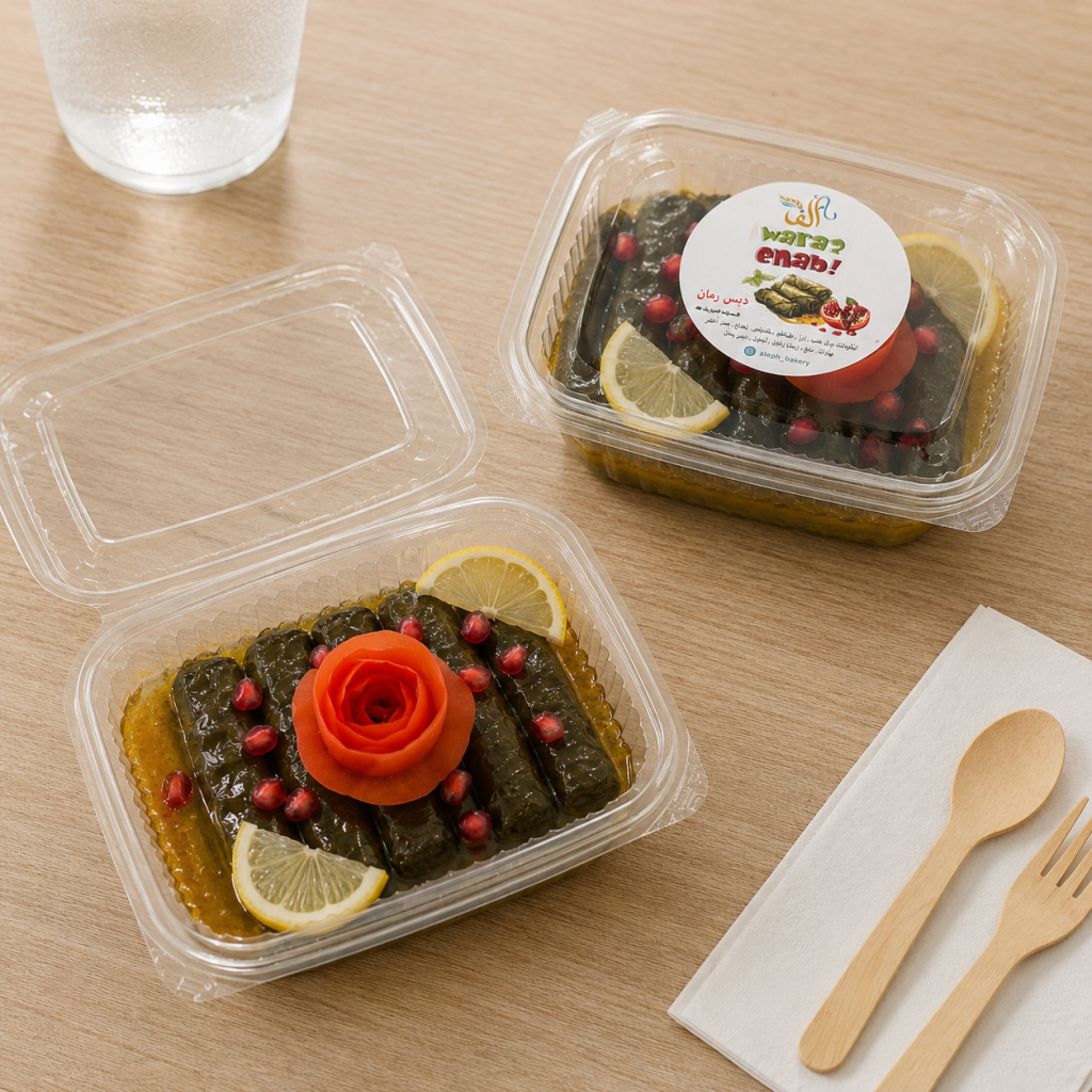 ورق عنب دبس رمان 4 قطعة