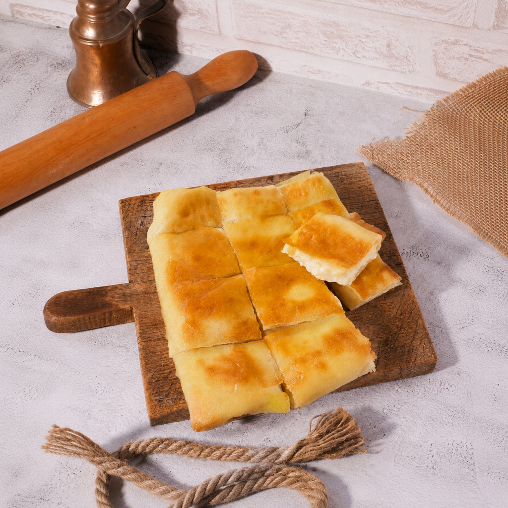 Meshaltet with clotted cream and honey