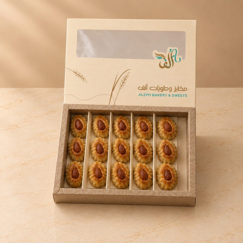 Date Maamoul with Almonds